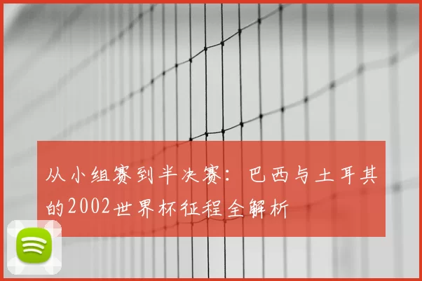 从小组赛到半决赛:巴西与土耳其的2002世界杯征程全解析
