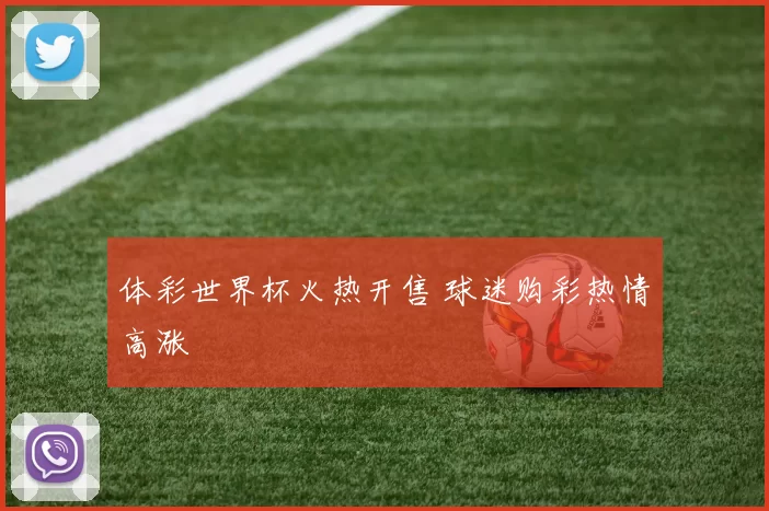 体彩世界杯火热开售 球迷购彩热情高涨